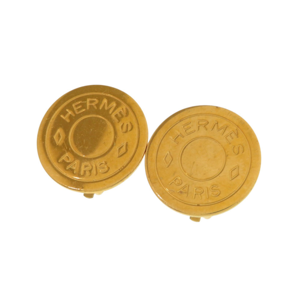 HERMES Gold Earrings